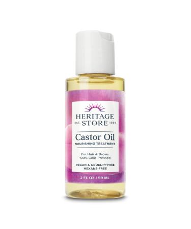 Heritage Store Castor Oil 2 fl oz (59 ml)