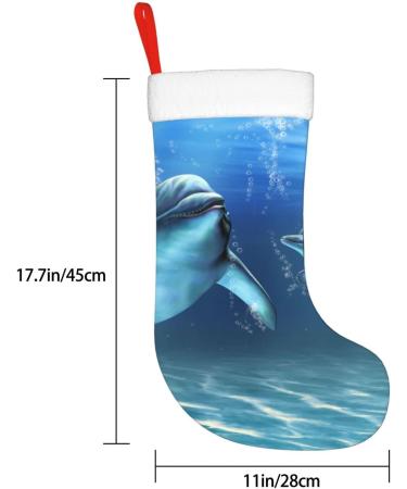 Ffexs Blue Pineapple Christmas Socks | Velvet Holiday Socks with Dolphins | One Size Fits All - Buy Online on GoSupps.com