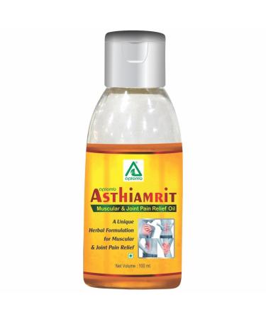 Ayurvedic Oil for Relief from Knee Pain Joint Pain Muscular Pain and Inflammation- (100 ml) Yellow
