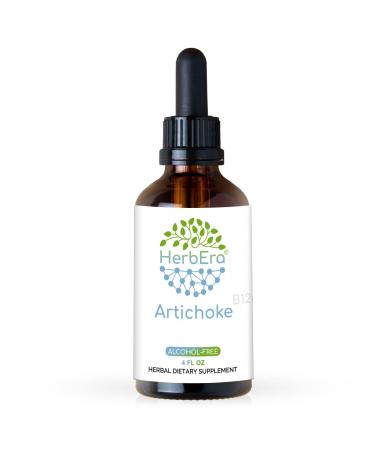 Artichoke B120 Alcohol-Free Herbal Extract Tincture, Concentrated Liquid Drops Natural Artichoke (Cynara scolymus) (4 fl oz) 4 Fl Oz (Pack of 1)