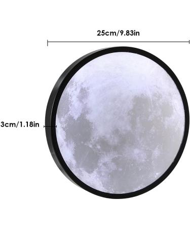 HTNDAYHE Magic Moon Mirror - Illuminated Lunar Makeup Mirror with 3 Brightness Lights - Buy Online on GoSupps.com