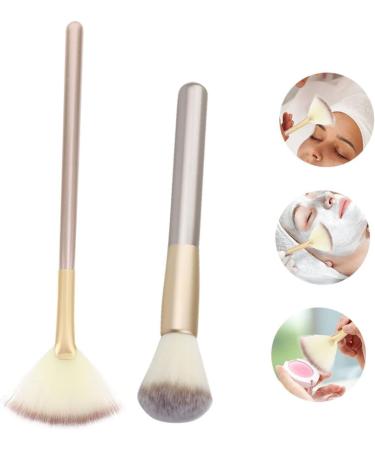 Beaupretty 4 Sets Makeup Brush Make up Fan Face Tools Makeup Blush Highlighter Applicator Highlighter Makeup Brush Makeup Tools The Face Setting Powder Woman Wooden Handle - Buy Online on GoSupps.com