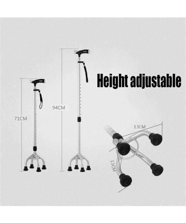 Canes Non Slip Light Walking Stick for The Elderly Stable Telescopic Height Adjustable Stand Brown 4 Feet Bars for The Elderly Disabled Women Injured Practical Star of Light - Buy Online on GoSupps.com