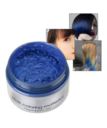 Buy Colorful DIY Hair Pomade Dye Cream - Instant Matte Hairstyle for Men Women & Kids - Perfect for Parties & Cosplay (Blue) | International Shipping Available - Buy Online on GoSupps.com