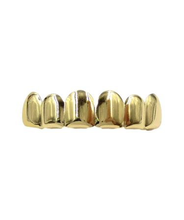 Buy Hitrod Gilded Hip-Hop Tooth Grillz - Gold-Plated Grillz Caps for Cosplay & Party | Unique Christmas Gifts - Buy Online on GoSupps.com