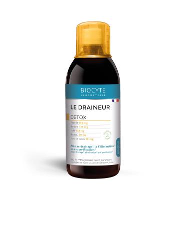 BIOCYTE Drainer 500 ml - Drainage and Elimination, Promotes Purification - Mate, Dandelion, Burdock, Blackcurrant, Nettle, Ar