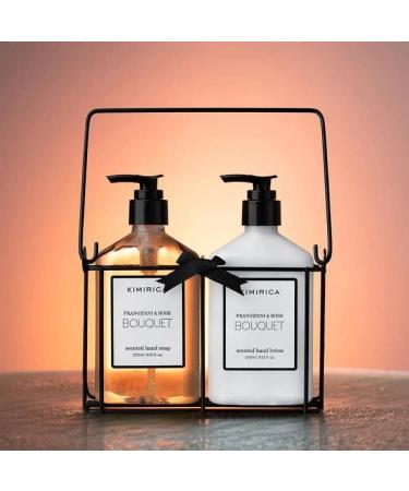 Organic Bouquet Hand Soap | Natural Hand Wash with Frangipani & Rose | Gently Cleanses & Moisturizes | 9.13 Fl Oz  - Buy Online on GoSupps.com