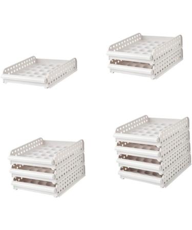 Angoily Box 30 Egg Container Egg Carton Egg Tray with Lid Stackable Egg Holders Drawer Storage Box At Home As Shown 33X26.5X14.3cm - Buy Online on GoSupps.com
