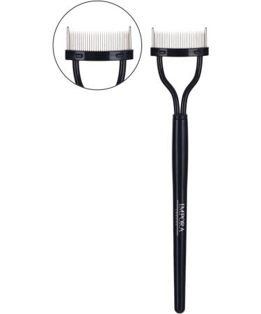 Impora London Eyebrow and Eyelash Makeup Tools - Shape, Groom, Define - Angled Liner Brush Spoolie for Lash and Brows - Buy Online on GoSupps.com