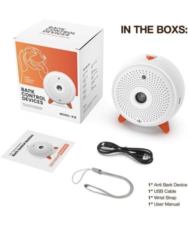 Anti Dog Barking Device Ultrasonic Stop Dog Barking Automatic Safe Anti Bark Device Outdoor Rechargeable & Waterproof Dog Bark Stopper Deterrent Devices 33FT Range for Puppy Large Small Dogs White#104 - Buy Online on GoSupps.com