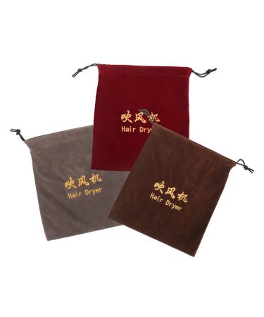 SOESFOUFU 3 Pcs Hair Dryer Storage Bag Drawstring Storage Bag Drawstring Hair Dryer Bag Drawstring Bags Fabric