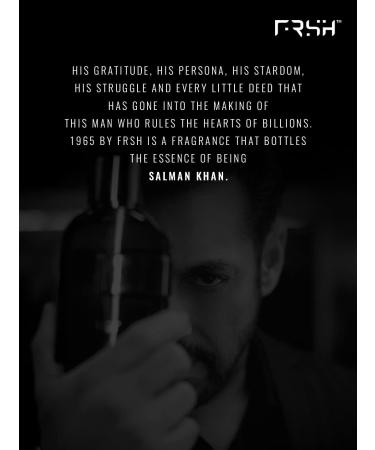 FRSH By Salman Khan 1965 Origins Pour Homme Eau De Parfum For Men - Buy Online on GoSupps.com