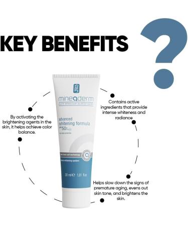  Mineaderm Mineaderm Cr me de soin SPF 50+ Advanced Whitening Formula 30 ml - Buy Online on GoSupps.com