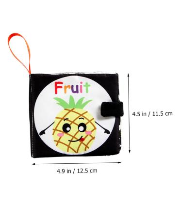 Abaodam 4-Piece Fabric Book Set | Playosmo White Toy for Toddlers | Educational Stuffed Books for Babies | Interactive Children's Toys - Buy Online on GoSupps.com