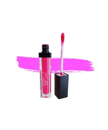 Lippies (Hey Girl Hey) Longwear No-Budge Liquid Matte Lipstick Highly Pigmented Color Neon Fuchsia Pink