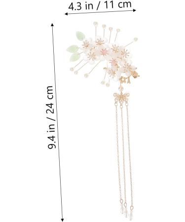minkissy 3 Pairs Antique Hairpin Headdress Hanfu Tassel Clip Hair Clips for Styling Sectioning Hair Pin Chinese Hair Comb Pearl Hair Clip Chinese Hair Clip Bride Emerald Vintage Acrylic - Buy Online on GoSupps.com