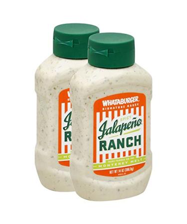 (2-PACK) Whataburger Spicy Jalapeno Ranch - 14oz Bottle