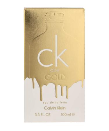 Calvin Klein CK One Gold Eau de Toilette Woody Unisex Fragrance With Notes of Bergamot Fig Neroli & Guaiac Wood Luxury Unisex Perfumes Long Lasting Fragrance - Buy Online on GoSupps.com