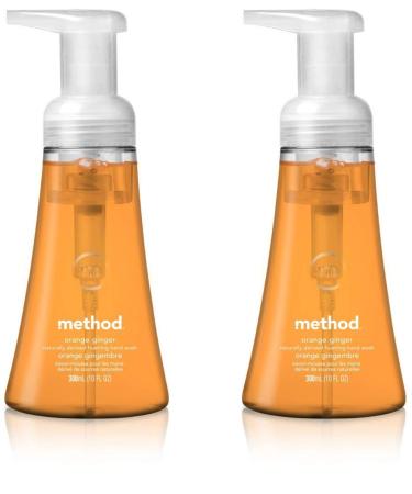 Method Foaming Hand Wash Orange Ginger 10 oz (Pack of 2)