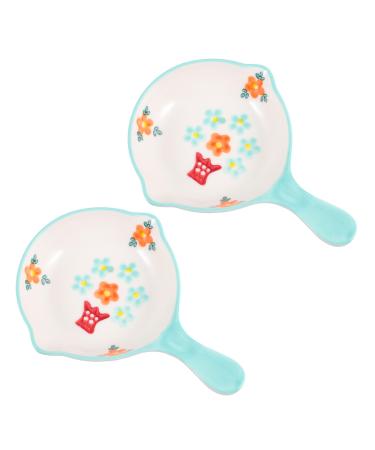 Milisten Dishes 8 Pcs Seasoning Dish Sauce Condiment Ceramics Child Small Sushi Plate 13.8X10X2.5CMx4pcs As Shownx4pcs