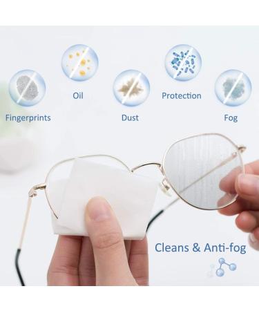 LifeArt Anti-Fog Lens Wipes - 60 Pre-Moistened Cleaning Wipes for Eyeglasses Tablets & Screens - Perfect for Camera Lenses - International Shipping Available - Buy Online on GoSupps.com