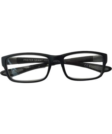 Foster Grant Scooter Black Reading Glasses +2.75 Strength with Gray Accents - Shop Internationally - Buy Online on GoSupps.com
