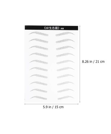 Solustrie 20 Pairs Waterproof Eyebrow Stickers - Durable Authentic Forehead Shaper for Men & Women - Buy Online on GoSupps.com