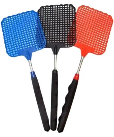Fly Swatter Retractable Plastic Bug Mosquito Insect Telescopic/392 One Color