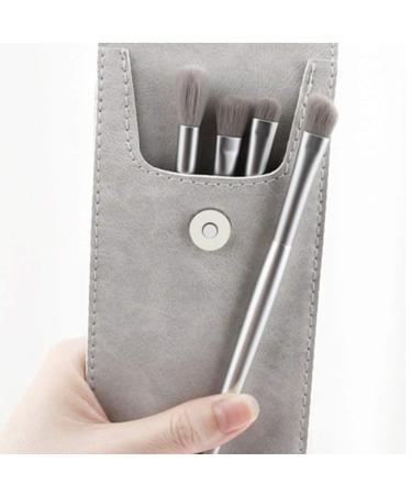 Buy Professional Eye Makeup Brush Set - 4 Non-Irritating Synthetic Brushes & Travel Bag - Perfect for Flawless Makeup - Buy Online on GoSupps.com