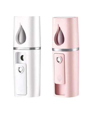BIXUEJ Nano Mist Sprayer Cooler Steamer Humidifier USB Rechargeable Face Moisturizing Nebulizer Beauty Skin Care