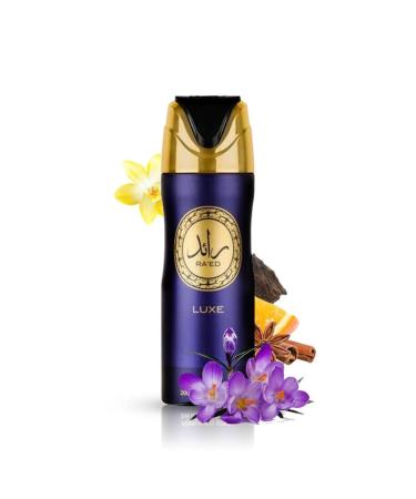 Lattafa Ra ed Luxe Perfumed Deodorant Spray 6.7 oz - Unisex Floral Fragrance for All-Day Freshness | International Shipping Available - Buy Online on GoSupps.com