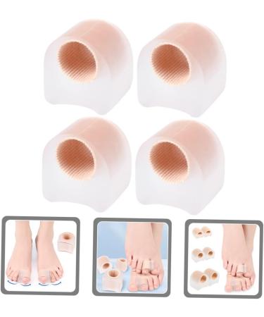 2 Pairs Silicone Toe Sleeves & Splint for Toe Separation & Valgus Correction - Reusable & Comfortable Toe Splitter Set 2.7x2.2cm - Buy Online on GoSupps.com