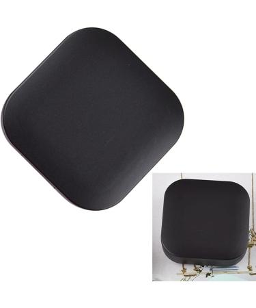 Herchr Portable Contact Lens Container Kit with Mirror - Colorful Mini Storage Box Holder for Travel (Black) - Buy Online on GoSupps.com