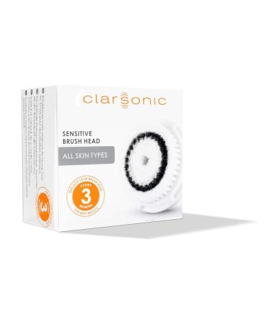 Sensitive Facial Cleansing Brush Head Replacement | Compatible with Clarisonic Mia 1 2 Fit Smart Profile | 4 Pack - Buy Online on GoSupps.com
