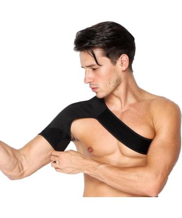 Shoulder Brace Adjustable Shoulder Support Brace Compression Bandage for Arthritis Sports Injuries Dislocated Joint Left+Right - Buy Online on GoSupps.com
