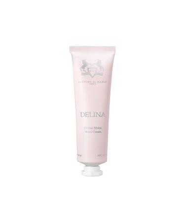 Parfums de Marly - Delina Hand Cream - 1.0 Fl Oz - Ancillaries for Women - Top notes Rhubarb Lychee Bergamot Essence - Heart notes Turkish Rose Peony Vanilla - Base notes Cashmeran Musk - 30ml