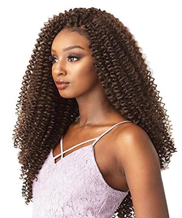 Sensationnel Lulutress Crochet Braid Water Wave 18 - 1B Off Black 18 Inch (4-Pack) - Buy Online on GoSupps.com