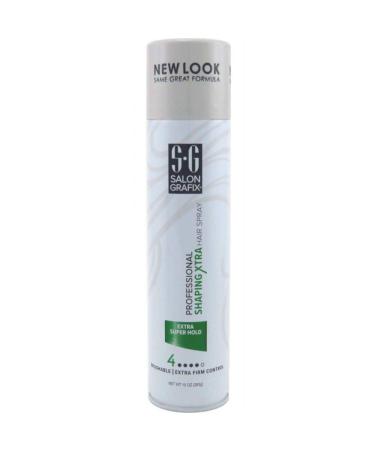 Salon Grafix Professional Shaping Hair Spray Finishing Mist Extra Super Hold 10 oz (Pack of2) - Buy Online on GoSupps.com