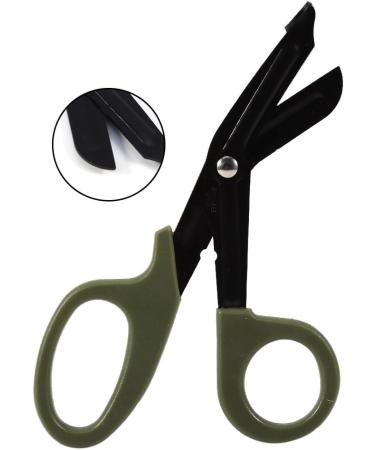 Medical Bandage Scissors 7 Emergency EMT Trauma Shears - Combat Tactical Tourniquet Kit for Paramedic First Aid - Green - Buy Online on GoSupps.com