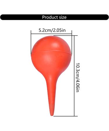 5Pieces Rubber Suction 60ml Rubber Bulb Ear Washing Squeeze Bulb for Adult Kid Ear Waxes Removal - Buy Online on GoSupps.com