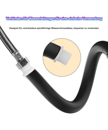 NaixBTY 510mm Super Long Anal Shower Inlet & Angle Magic Wand - Silicone Hose for Men & Women - Ideal Anal & Vaginal Flushing System - Buy Online on GoSupps.com