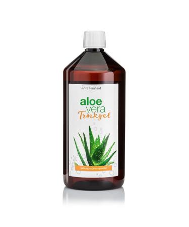 Sanct Bernhard Aloe-Vera drinking gel |1 L |From the undiluted juice of fresh aloe vera plants |Highest quality |Aloe Vera Barbadensis Miller |Natural product |Made in Germany 1 L (1 Pack) - Buy Online on GoSupps.com
