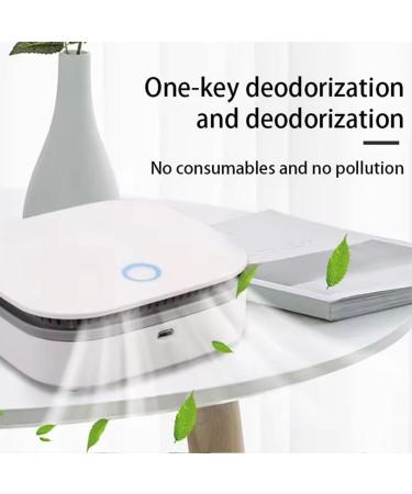 PandaXun Smoke Odor Remover for Home Odor Remover Machine for Smoke Smell Mini Odor Purifier for Home Car Refrigerator Shoe Cabinet - White - Buy Online on GoSupps.com