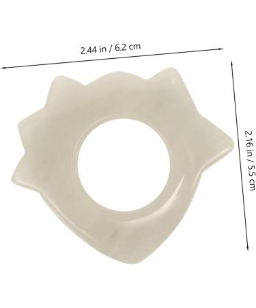 minkissy 2pcs Jade Scraping Instrument Gua Sha Stone Face Tool The Tools Guasha Stone Face Stone Gua Sha Face Sculpting Tool Jade Gua Sha Tool for Face The Face Scraping Tablets 6.20X5.50X0.90CMx2pcs As Shownx2pcs - Buy Online on GoSupps.com