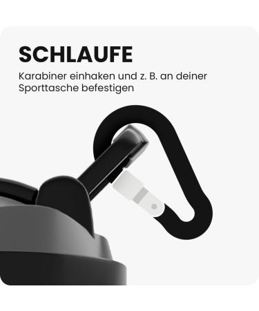 Shakenext Black Protein Shaker Bottle 700ml - Stainless Steel Leak-Proof Lid Dishwasher Safe Perfect for Fitness & Protein Shakes - Buy Now! - Buy Online on GoSupps.com