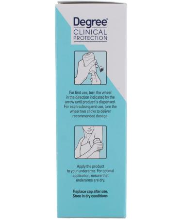 Buy Degree Clinical Protection Deodorant Stick - Summer Strength 1.7 oz | Effective Sweat & Odor Control | International Shipping Available - Buy Online on GoSupps.com