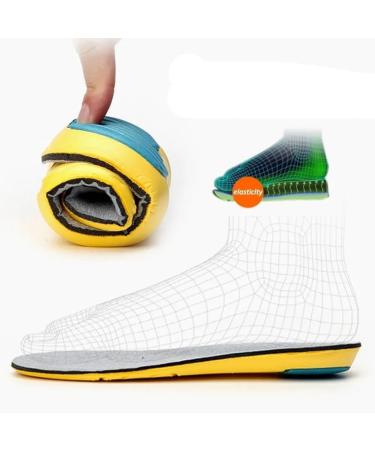 Buy Memory Foam Sport Insoles - Breathable Outdoor Running Shoe Inserts Pad with Silicone Gel Heel Cushion - Medium Size - Buy Online on GoSupps.com
