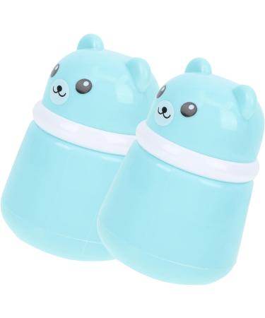 Hemoton 4 Pcs Bear Powder Puff Box Set - Travel-sized Baby Powder for Newborns | Villus Powder Puff Container | Fluffy Body Powder Holder - Buy Online on GoSupps.com