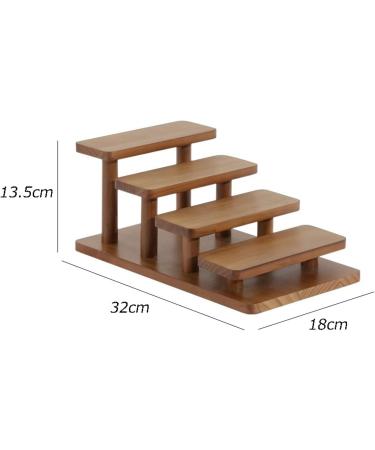 Wooden 4-Floor Glasses Stand & Jewelry Display Rack - Stylish Desktop Storage for Sunglasses & Jewelry - Buy Online on GoSupps.com