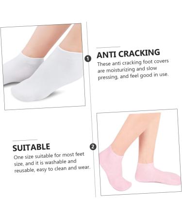 minkissy 3pairs Moisturizing Socks Exfoliating Socks Anti-Cracking Foot Covers Womens Socks Moisturizing Sock Ladies Socks Protective Moisturizing Sock Foot Protective Socks Sebs - Buy Online on GoSupps.com